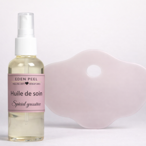 Huile apaisante anti-vergetures – Soin nourrissant Made in France pack anti vergetures grossesse